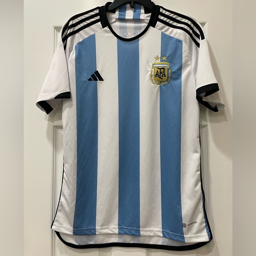 Adidas Argentina National Football Team Home Soccer Jersey size small